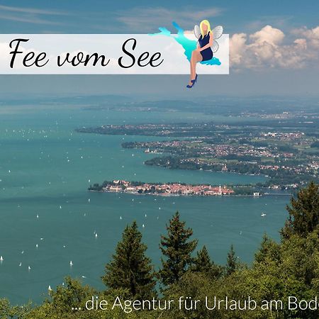 Ferienwohnung Insel-Loft - Maisonette Auf Der Insel, Exklusiv Mit Dachterrasse リンダウ エクステリア 写真