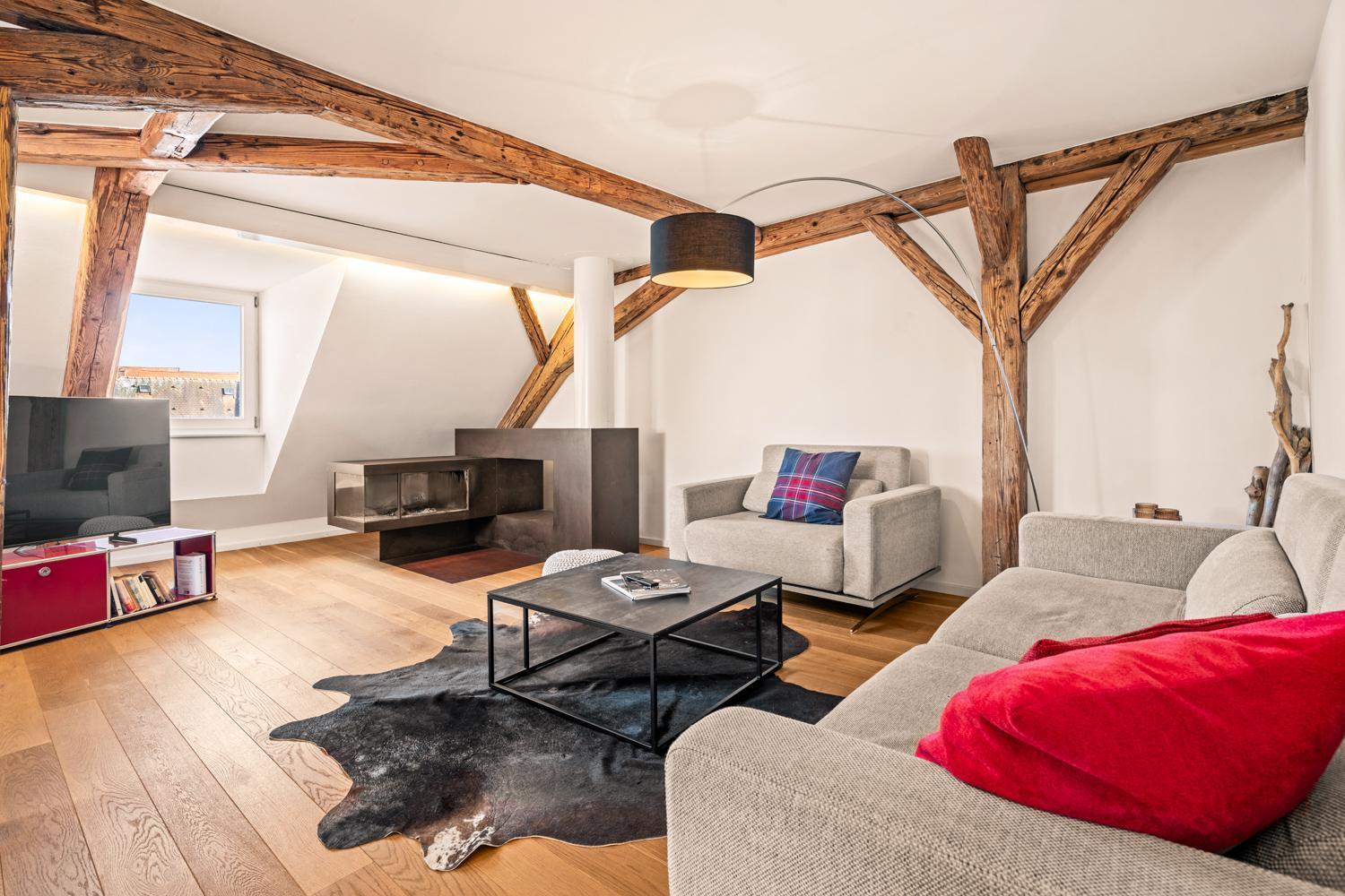 Ferienwohnung Insel-Loft - Maisonette Auf Der Insel, Exklusiv Mit Dachterrasse リンダウ エクステリア 写真
